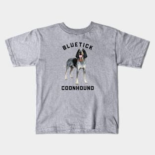 BLUETICK COONHOUND Kids T-Shirt